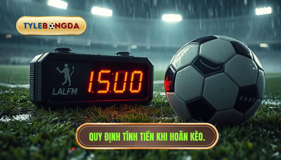 2. Quy định chung về cách tính tiền khi kèo bóng đá bị hoãn